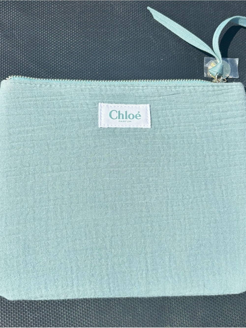 Chloé Mint Green Cosmetic Pouch